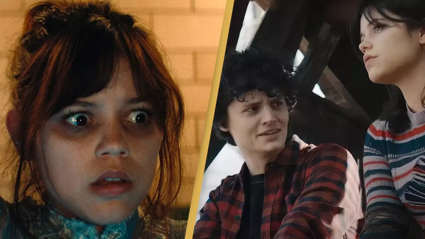 Beetlejuice 2 viewers disgusted by Jenna Ortega’s age gap kiss in new movie