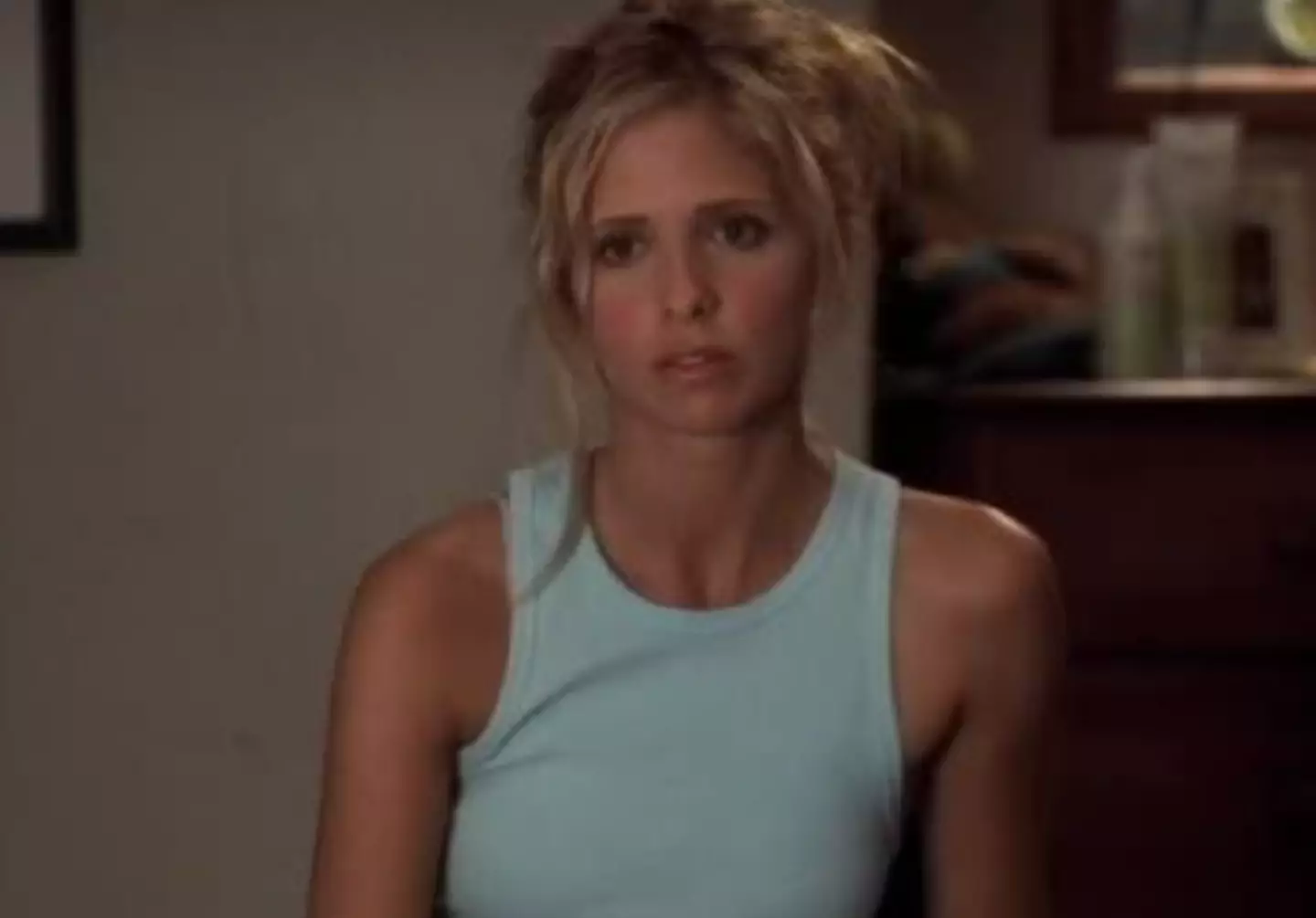 Sarah Michelle Gellar in Buffy the Vampire Slayer.