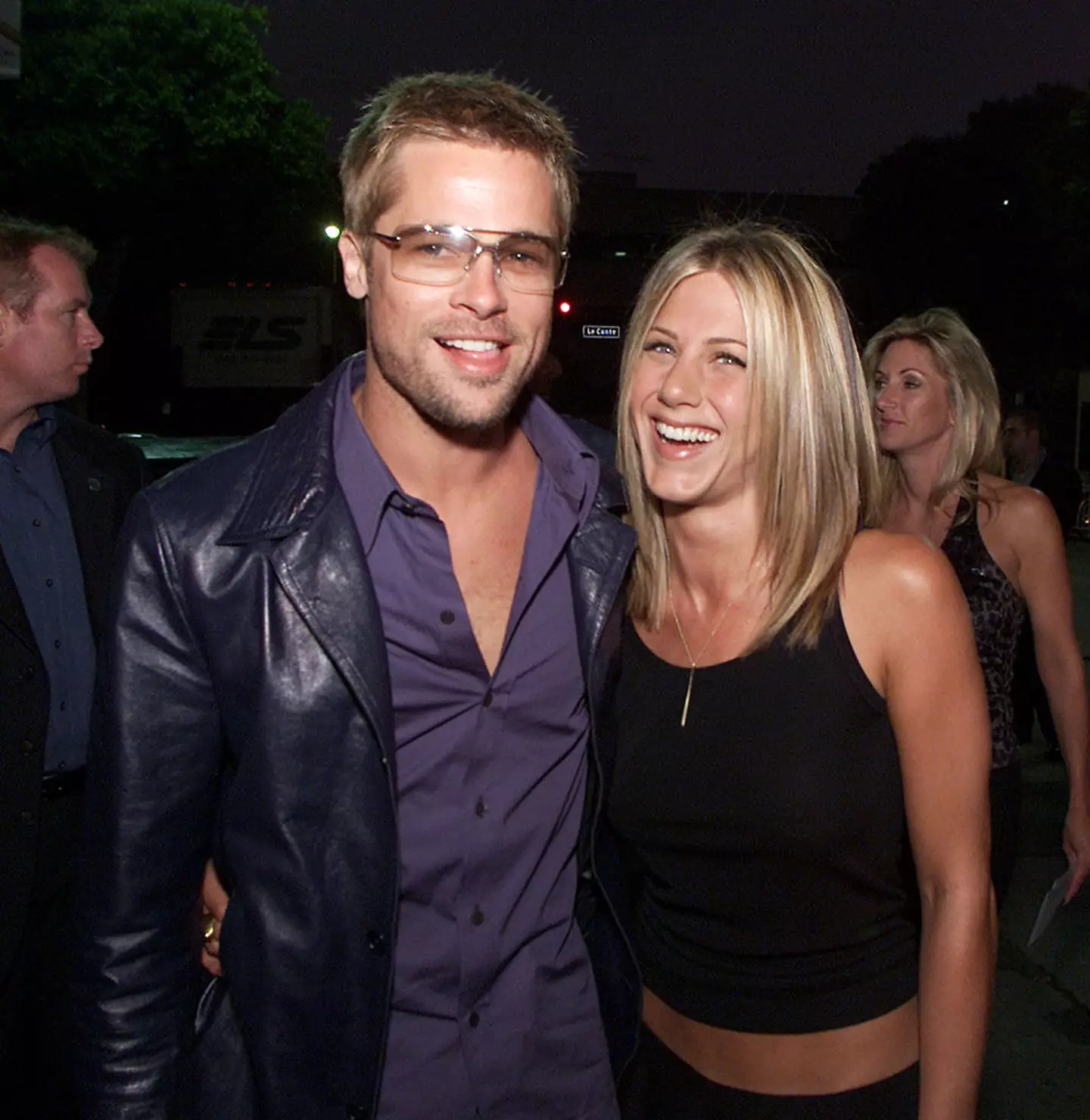 Jennifer Aniston and Brad Pitt pictured together in 2001 (Kevin Winter/Getty Images.)