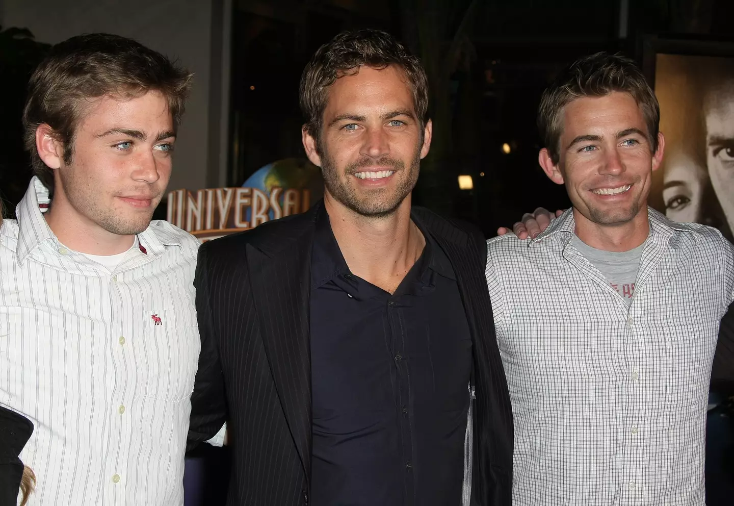 Paul Walker had two younger brothers - Cody (L) and Caleb (R).