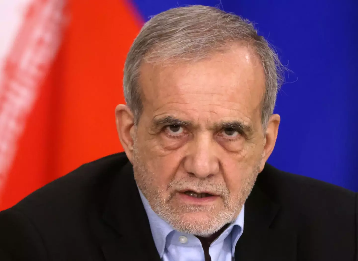 Iranian President Masoud Pezeshkian issued a response to Donald Trump (Contributor/Getty Images)