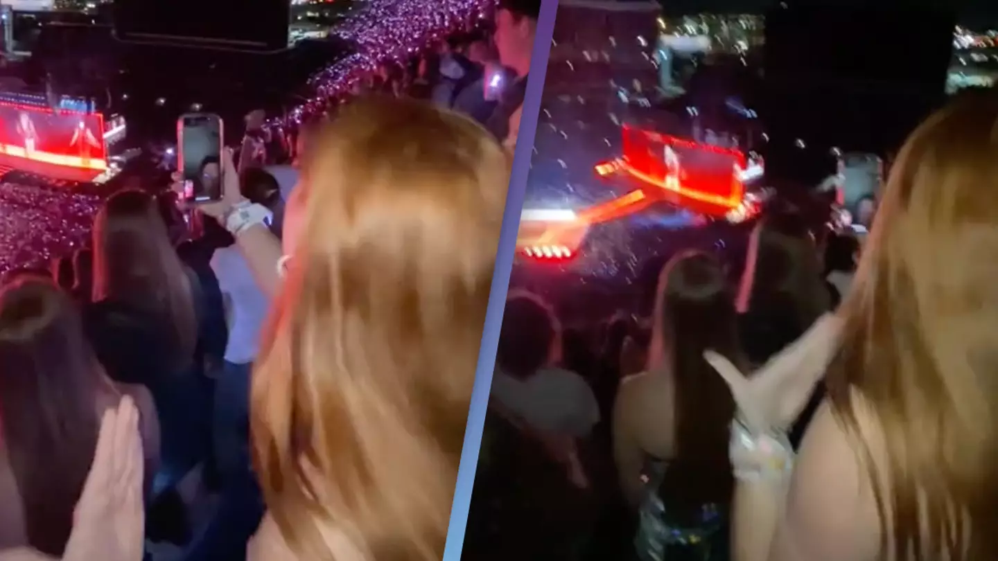 Woman video calls 'ex-boyfriend' from Taylor Swift concert during 'iconic' break up song