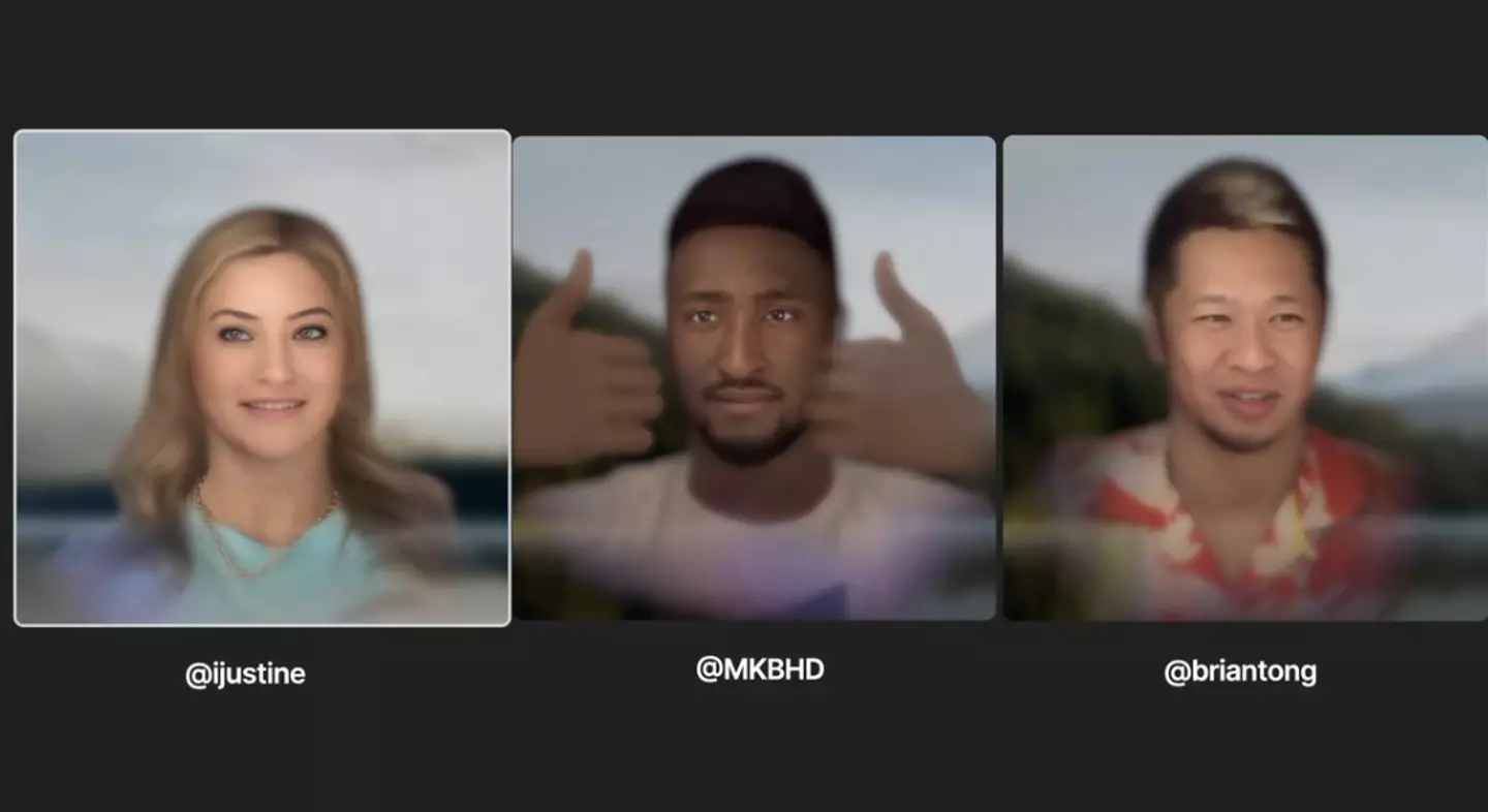 The FaceTime Personas were criticized for being 'unsettling' and 'low quality'.