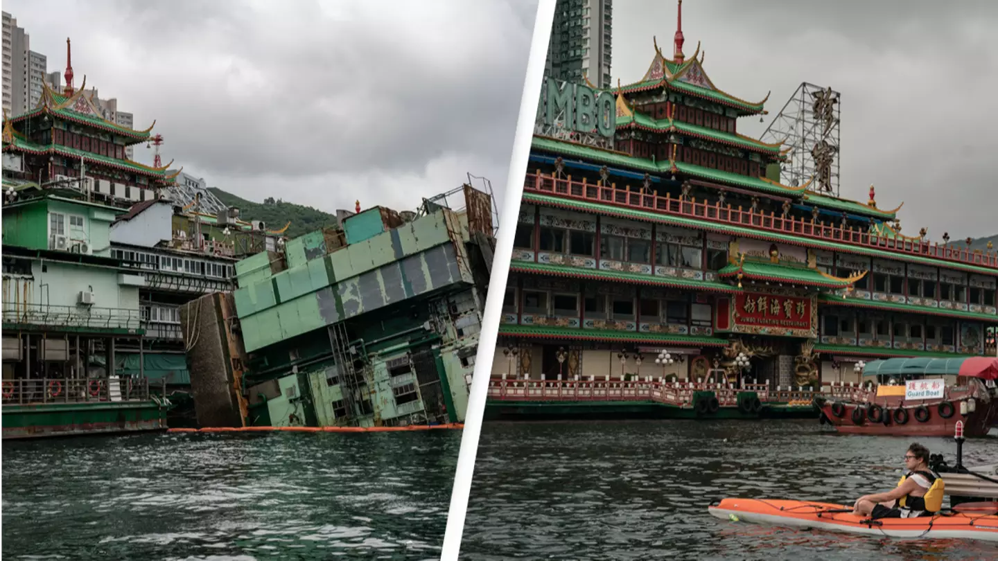 One Of World's Largest Floating Restaurants Sinks