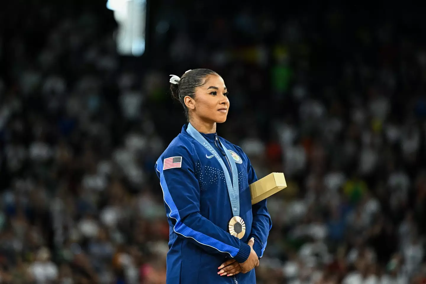 The Olympian will have to give her medal back. (GABRIEL BOUYS/AFP via Getty Images)