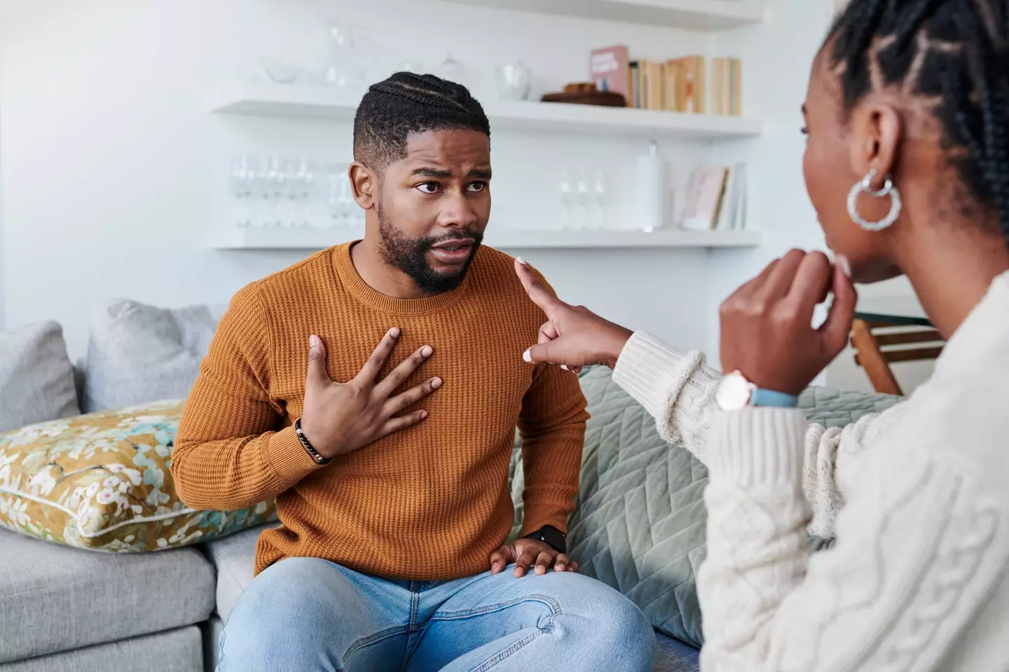 Are you too afraid to speak out due to your spouse's reaction? (Getty stock)