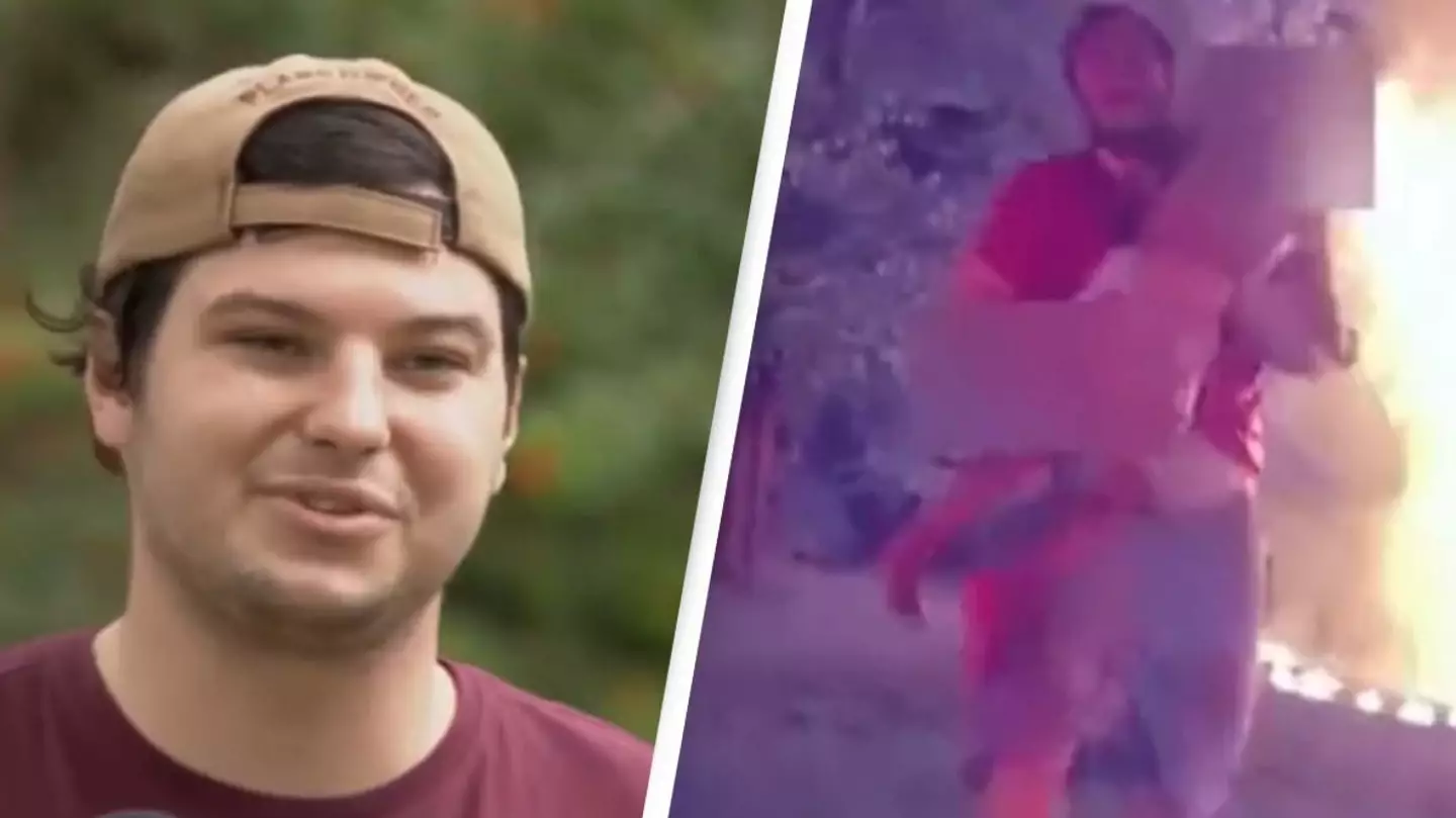 Heroic Pizza Deliveryman Who Saved Five From Burning House Has NASCAR Dreams Come True