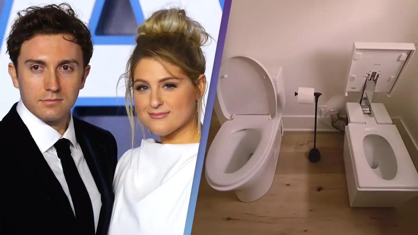 Meghan Trainor And Her Husband Have Double Toilets For A Very Weird Reason