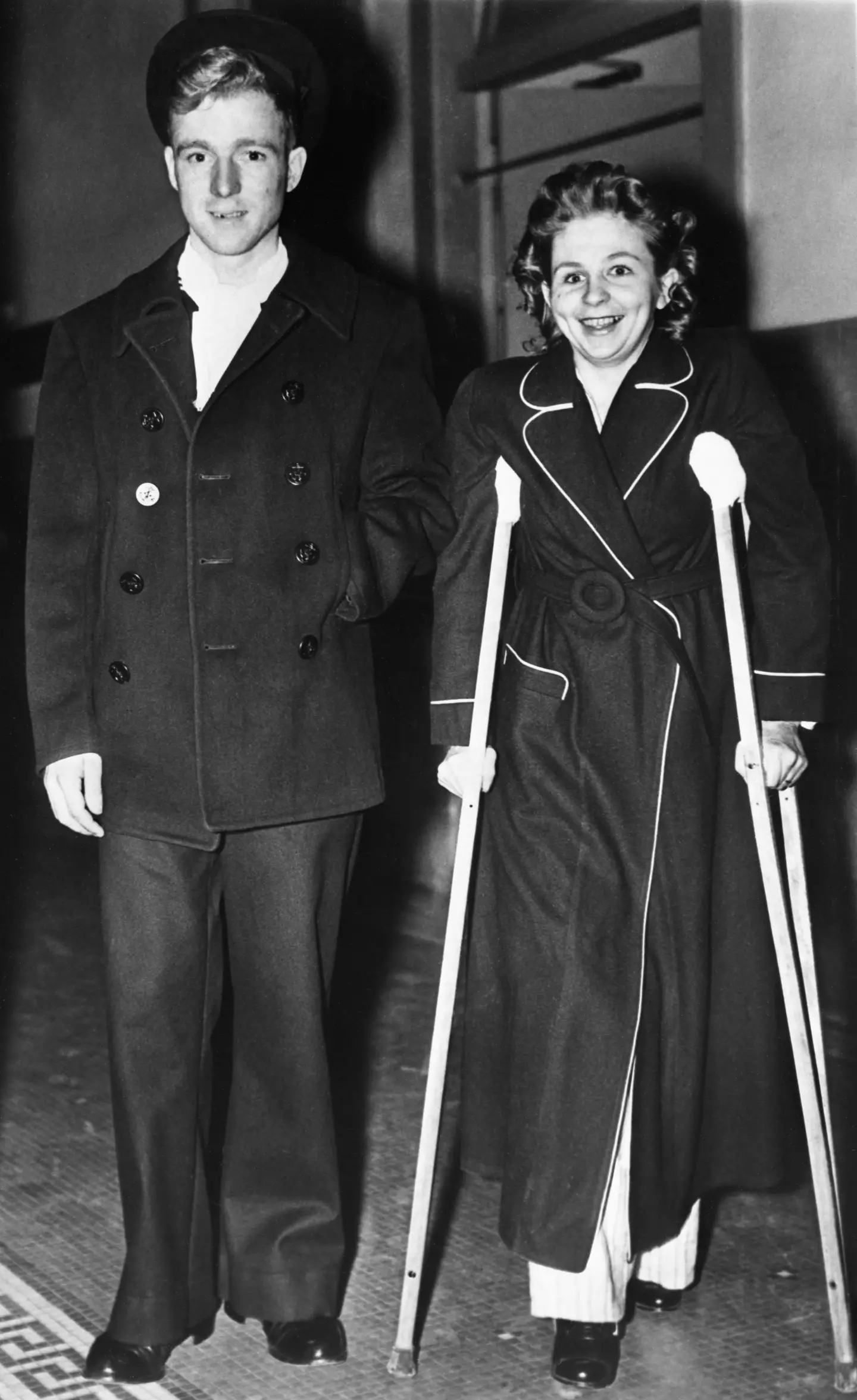 Oliver was working as an elevator girl at the Empire State Building when an American B-25 bomber plane mistakenly crashed into it. (Getty)