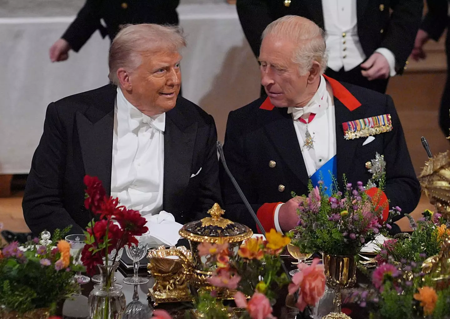 Trump was accused of breaking royal protocol during the state visit ( Yui Mok - WPA Pool/Getty Images)