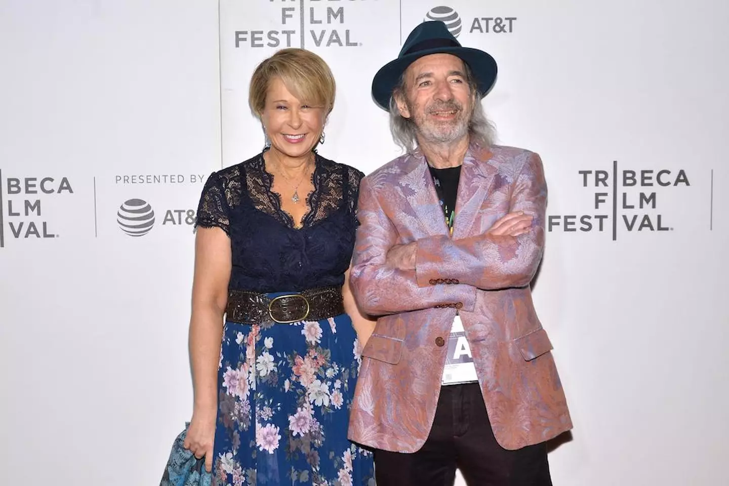 Yeardley Smith with Harry Shearer.