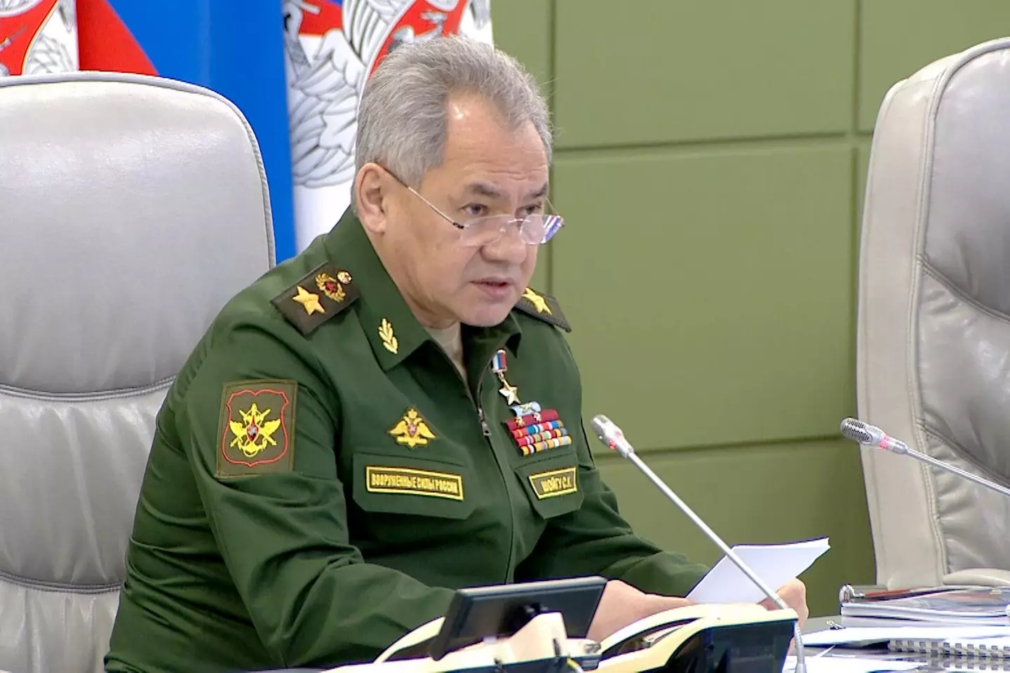 Russian defence minister Sergei Shoigu (Alamy)