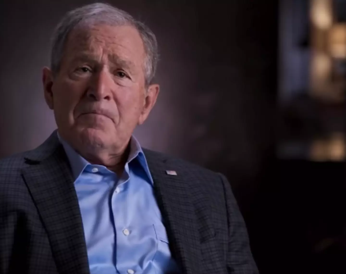 Bush reflected on the historic day years later (BBC)