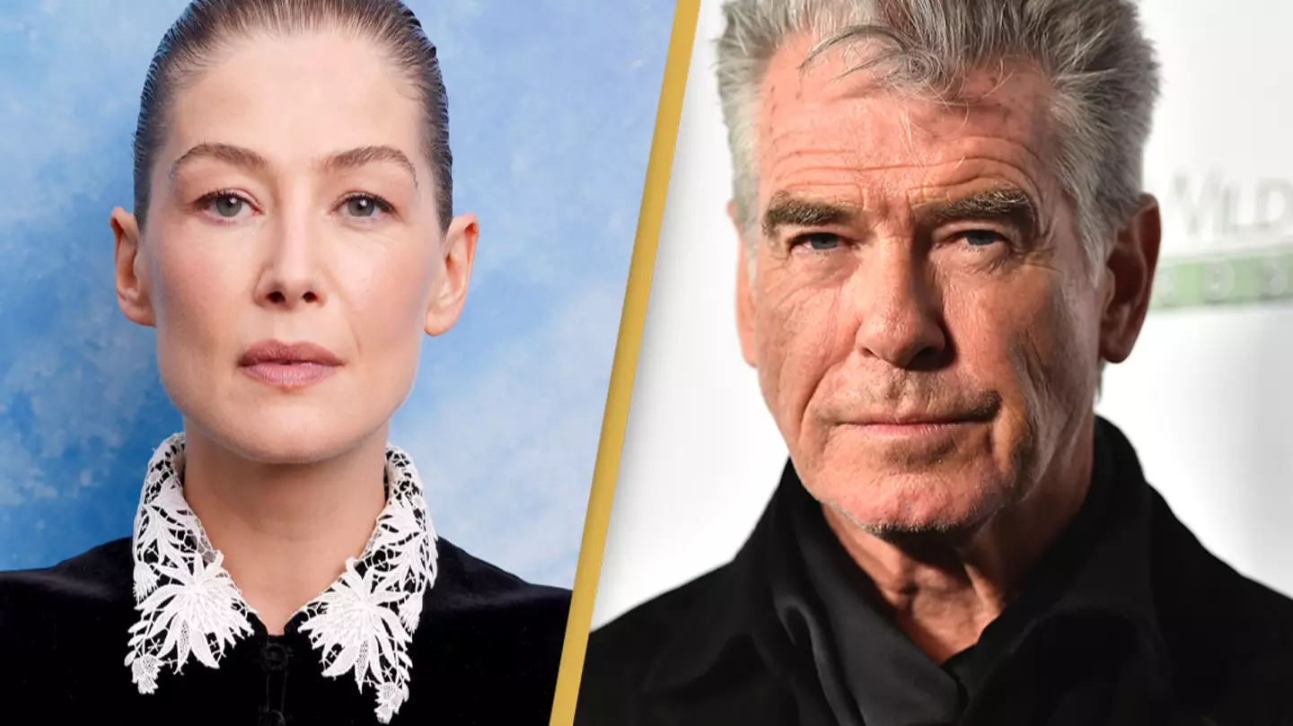 Rosamund Pike reveals she was left 'mortified' after doing Bond sex scene with Pierce Brosnan