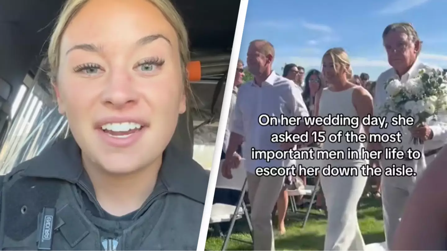 Woman who sent own father to prison has man who jailed him walk her down the aisle at wedding