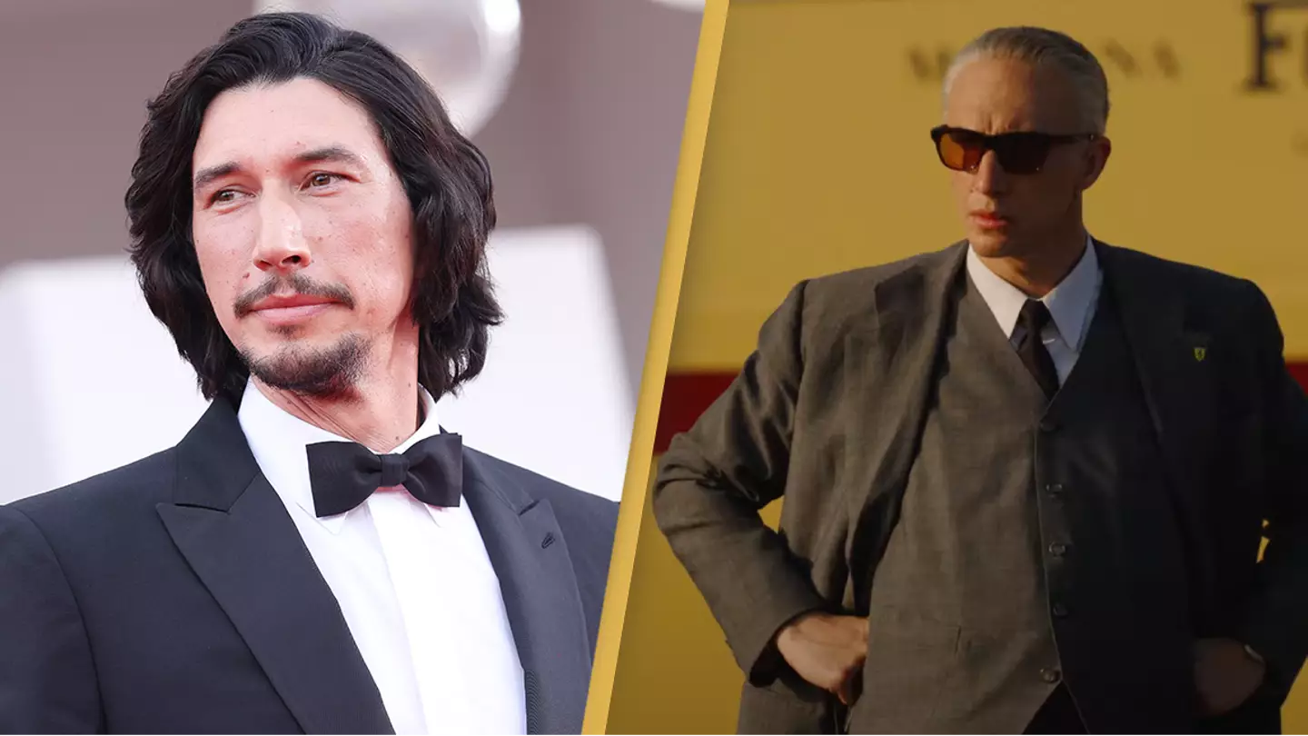 Adam Driver holds back tears as Ferrari receives six-minute standing ovation at Venice Film Festival