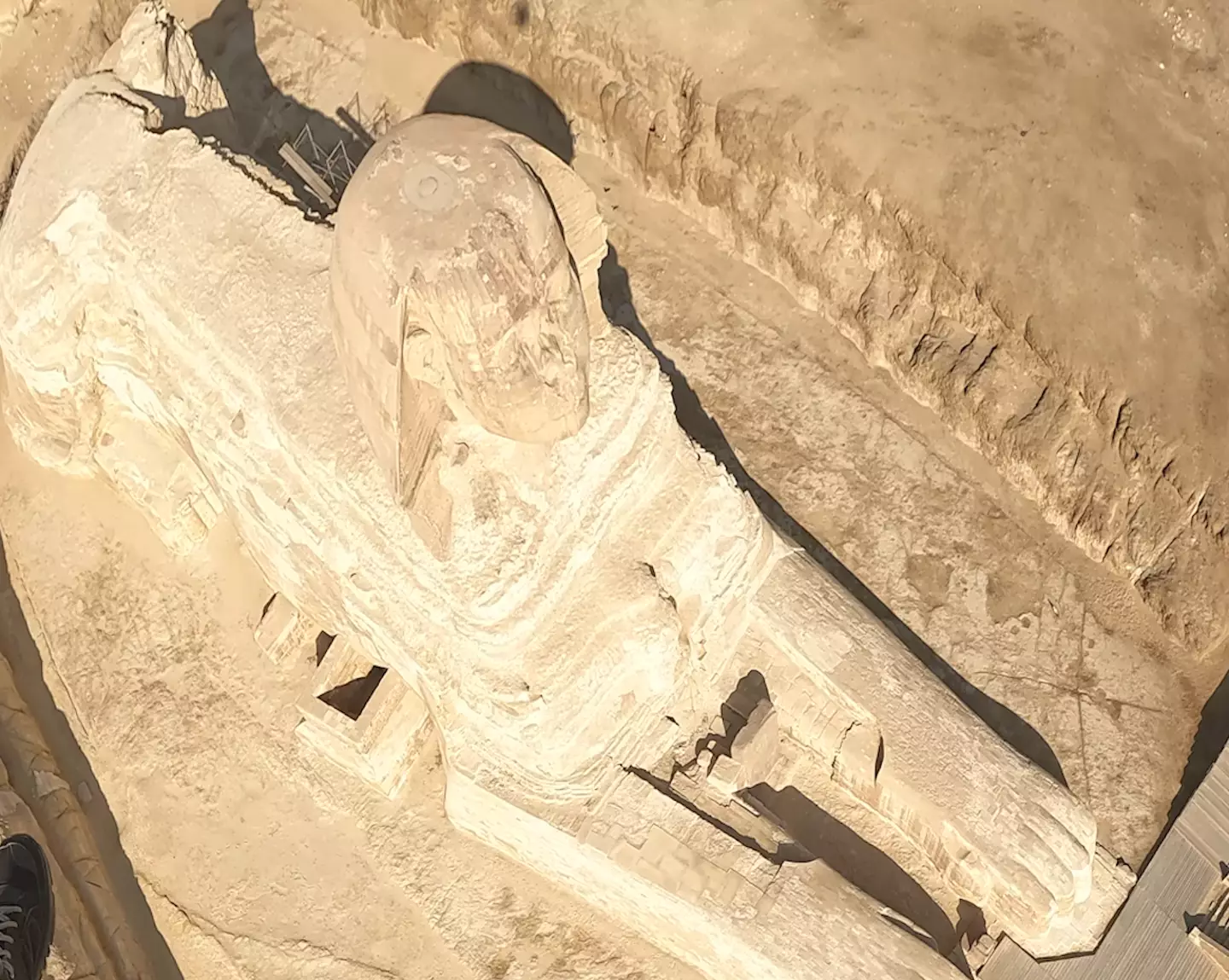 Terzis got permission to fly over the landmarks.