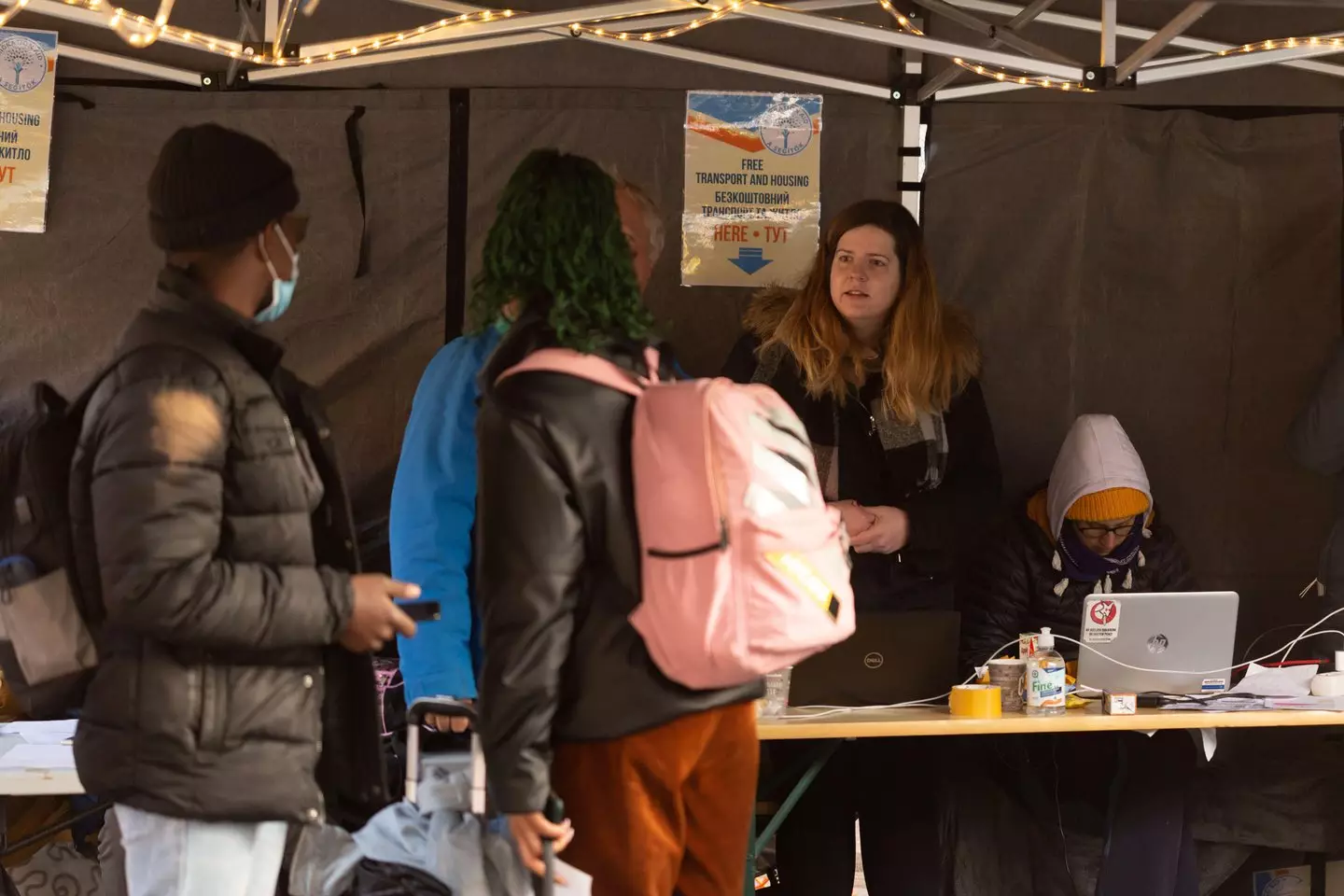 Charity workers are helping students crossing from Ukraine (Alamy)