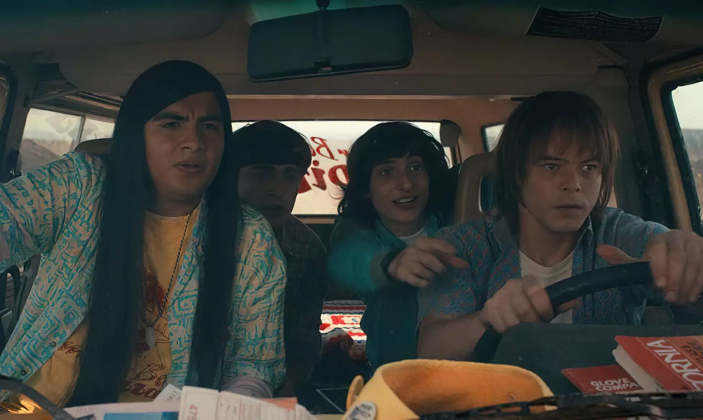 A bizarre pink glow appeared in the sky above Mildura leading locals to liken the occurrence to something out of Stranger Things.