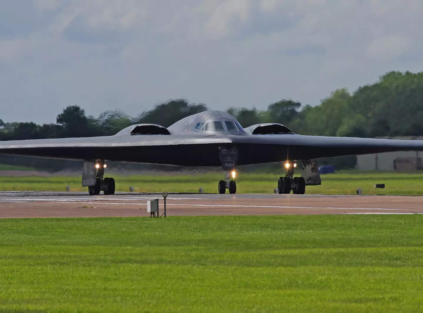 B-2 stealth bomber is one of the most expensive aircrafts ever made (Gary Chalker/Getty Stock)