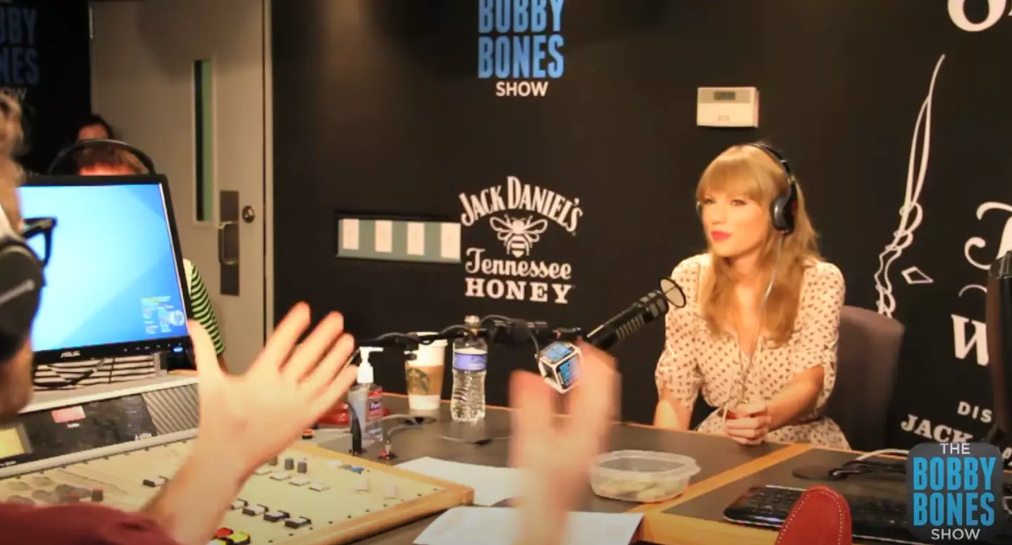 Taylor Swift appeared on Bobby Bones Show back in 2013 (YouTube/ Bobby Bones Show) 