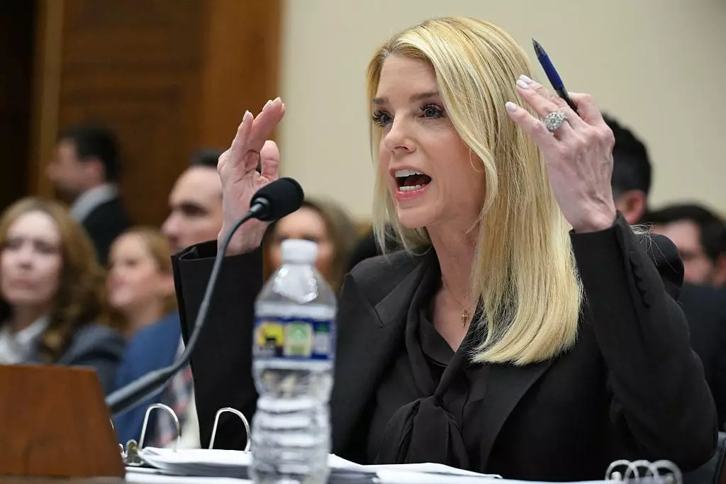 Bondi refused to listen to any criticism of Trump ( ROBERTO SCHMIDT / AFP via Getty Images)