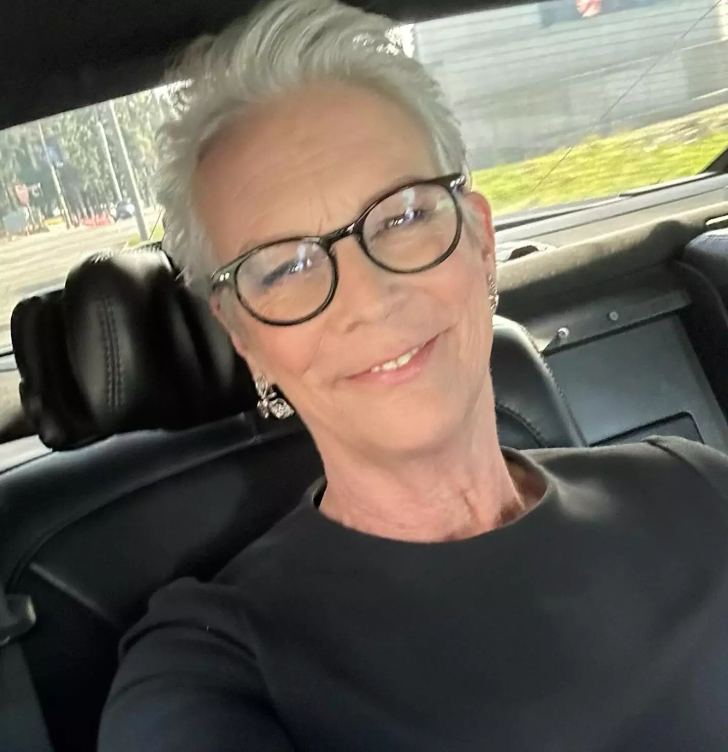 Jamie Lee Curtis had somewhere important to be after her presenting gig at the Oscars.