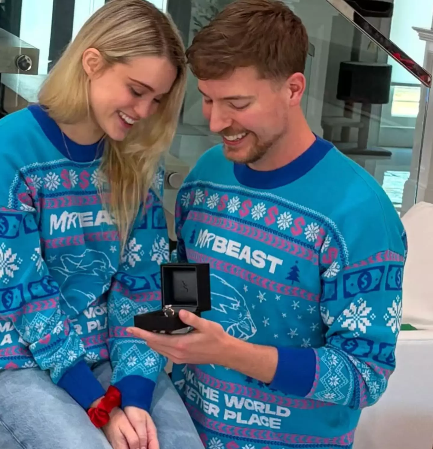 MrBeast proposed to his girlfriend on Christmas Day, 2024 (Instagram/@mrbeast)
