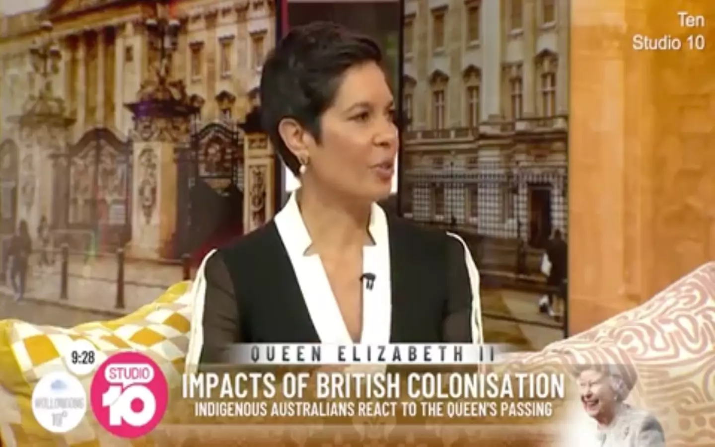 Narelda Jacobs made her point on the Studio 10 morning show.