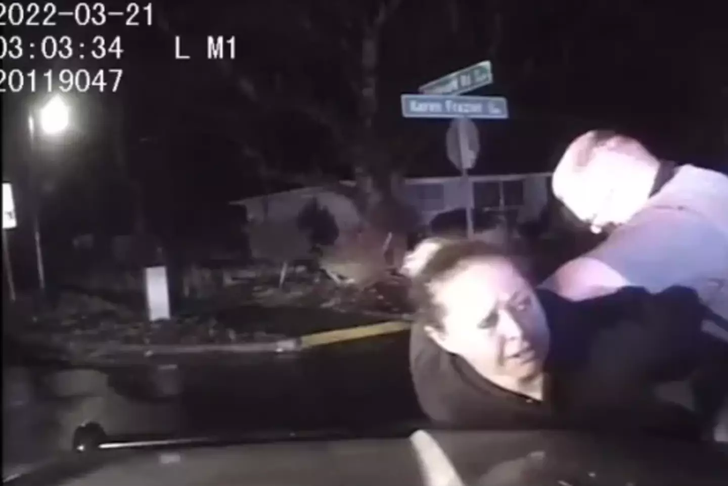 Ms Nicole McClure was arrested.