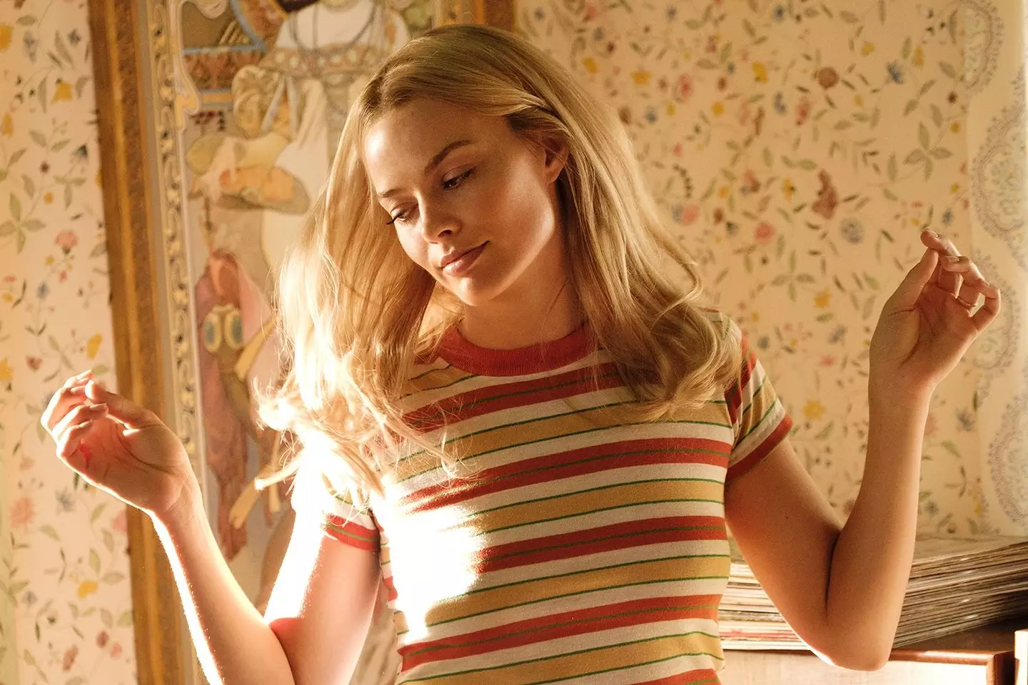 Margot Robbie played American actress Sharon Tate in Tarantino's movie.