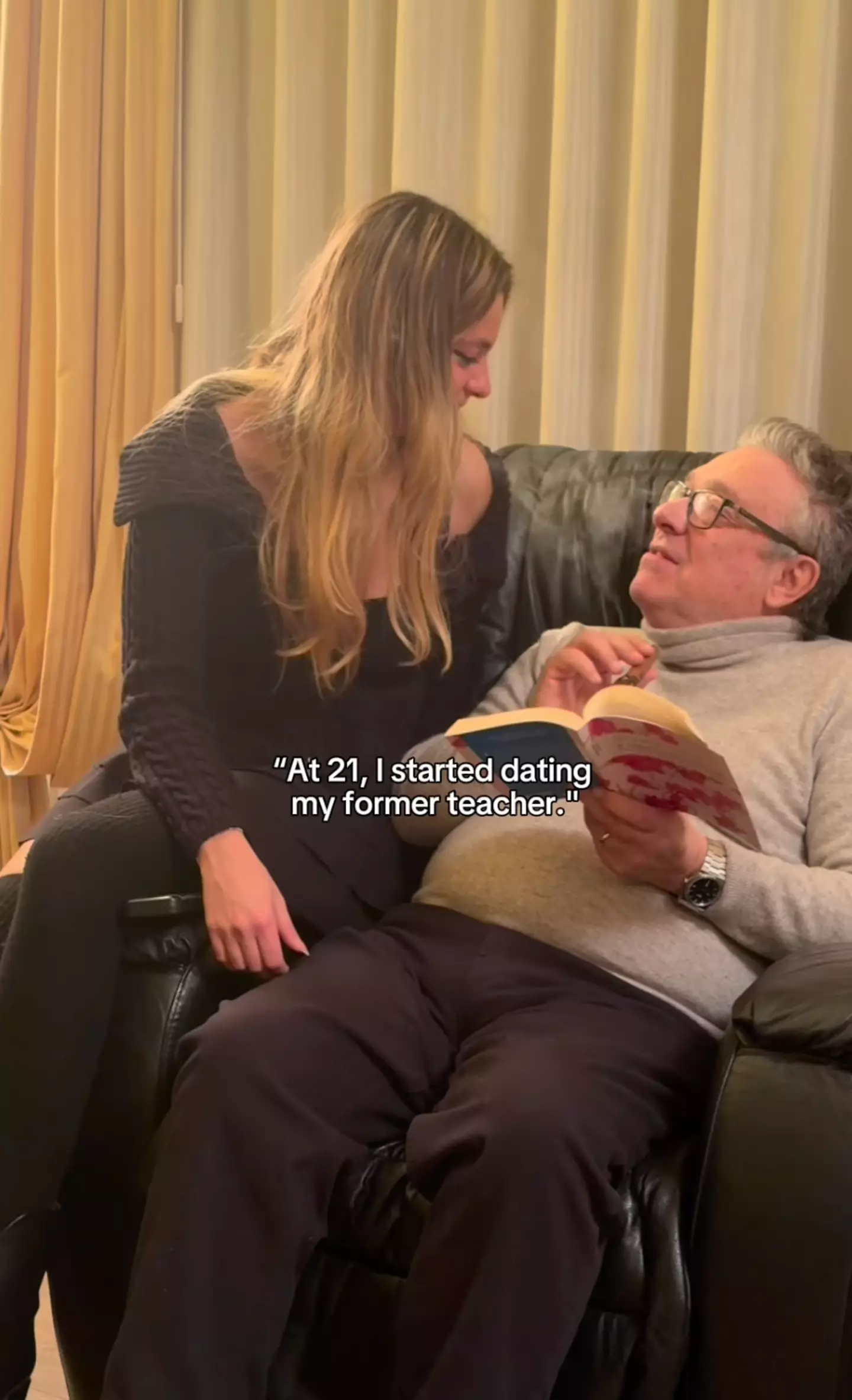 Pagni met her husband when she was his student (Instagram/diaryofminea)