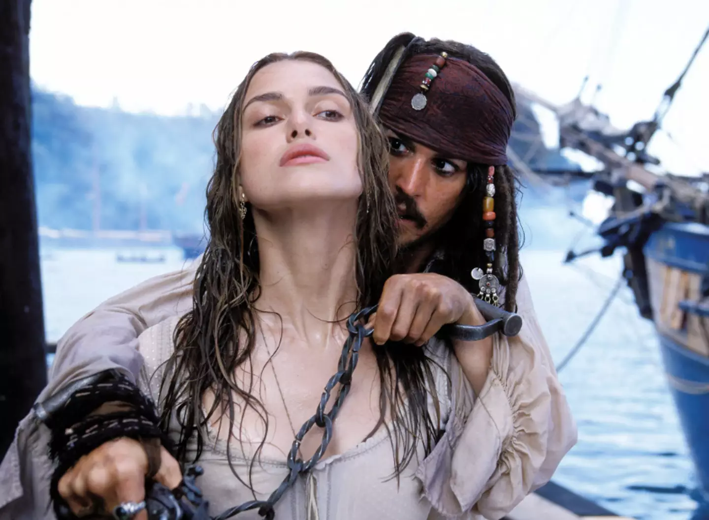 Fans can't believe Keira Knightley was just 17 when she started filming for Pirates of the Caribbean in 2003 (Disney)
