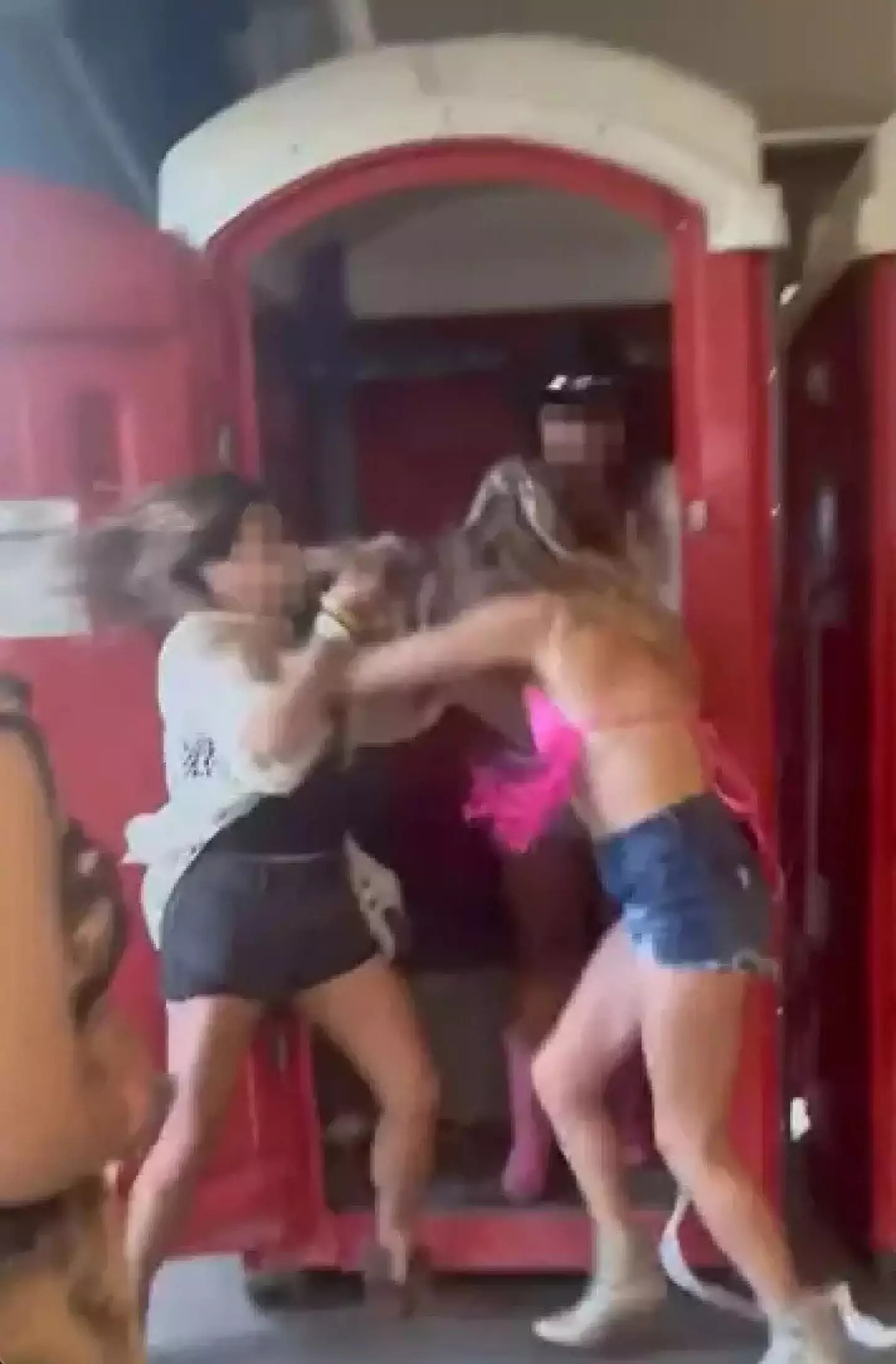 The brawl was certainly dramatic.