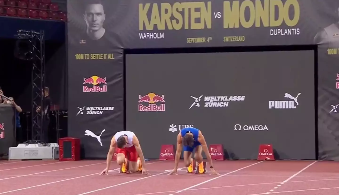 Viewers have been left baffled by the race. (YouTube/CITIUS MAG)