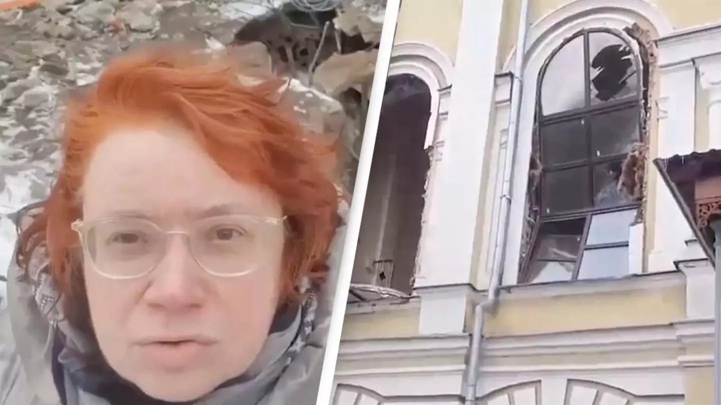 Ukranian Woman Capturing Footage She Hopes Will Be Used In War Crime Trials