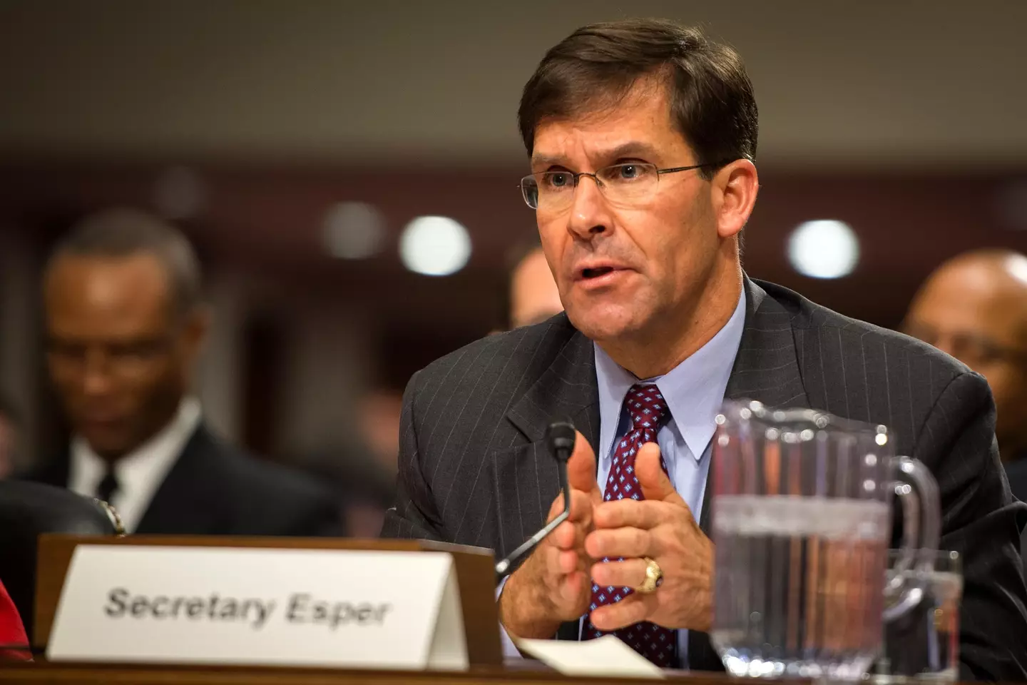 Mark Esper made the claims in his new memoir.