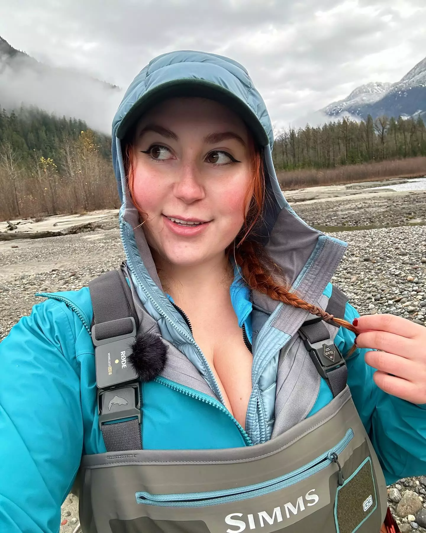 Isla makes a lot of outdoorsy videos.
