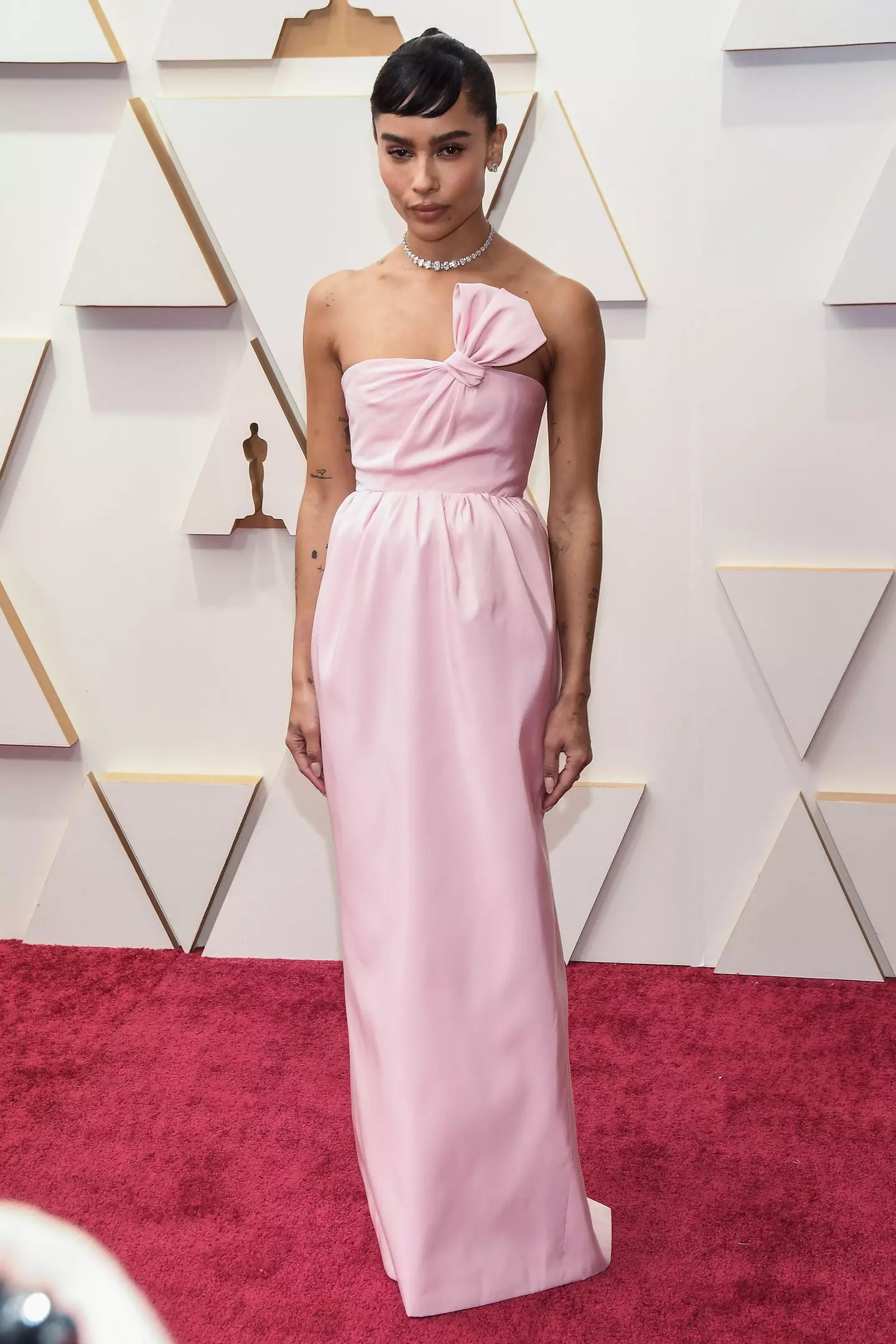 Zoë Kravitz at the Oscars awards show.