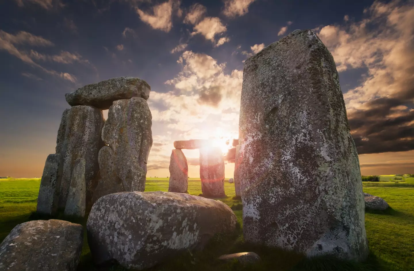 Stonehenge in England.