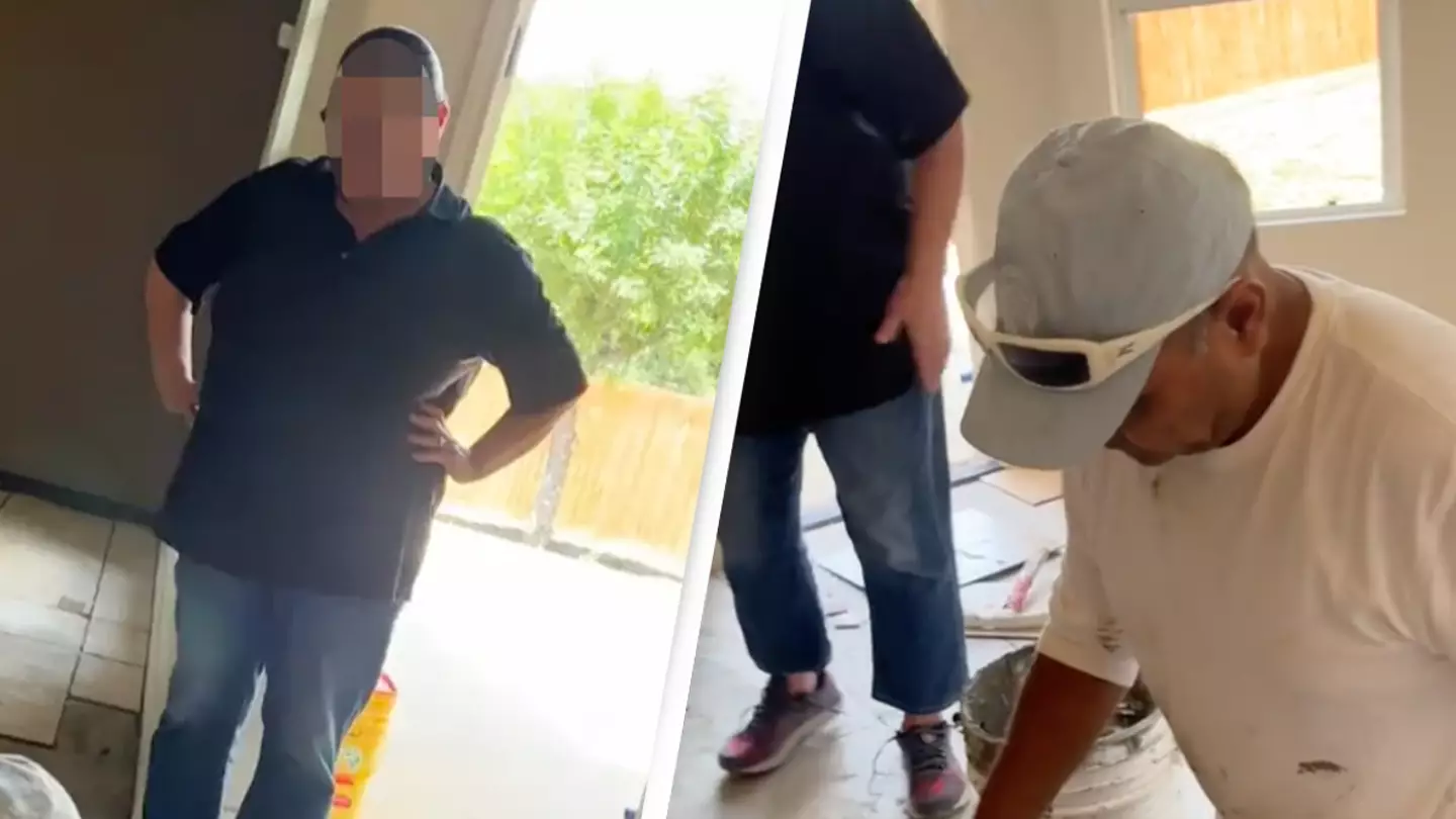 Homeowner slammed after refusing to allow a builder to use her bathroom