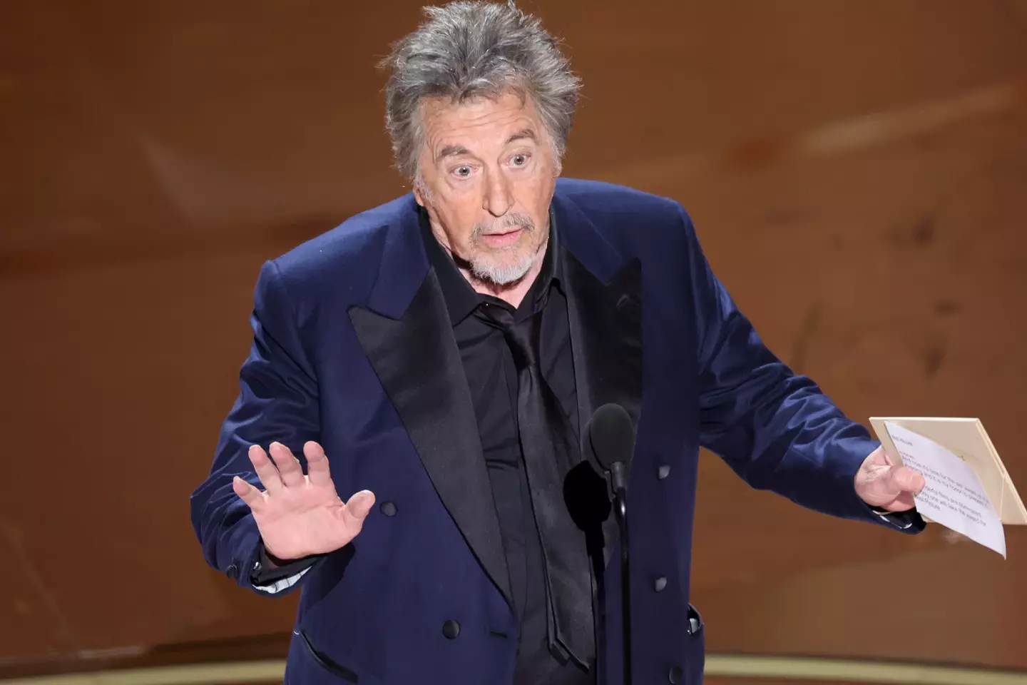 Al Pacino has since issued a statement.