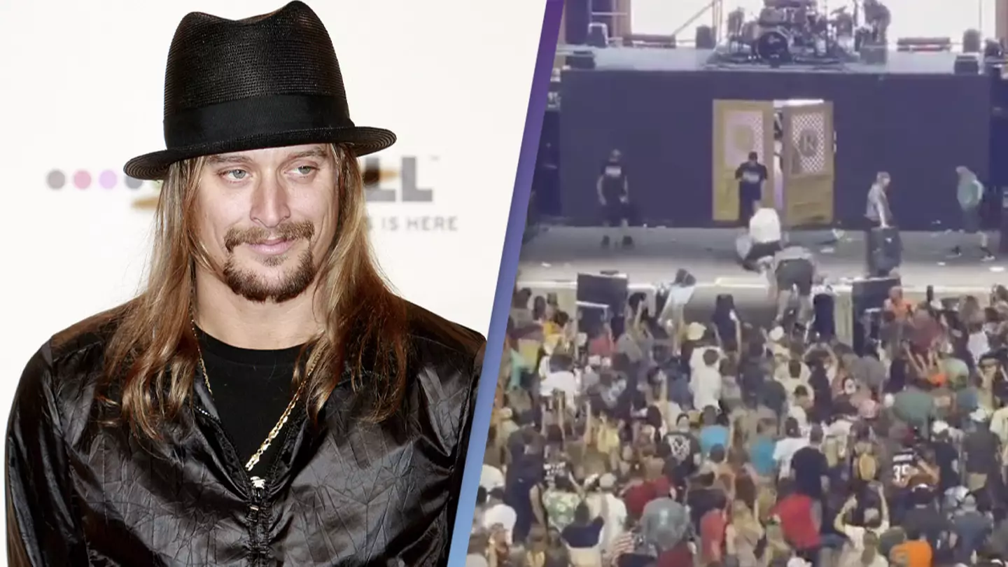 Kid Rock Fans Riot And Trash Stage After Performance Cancelled