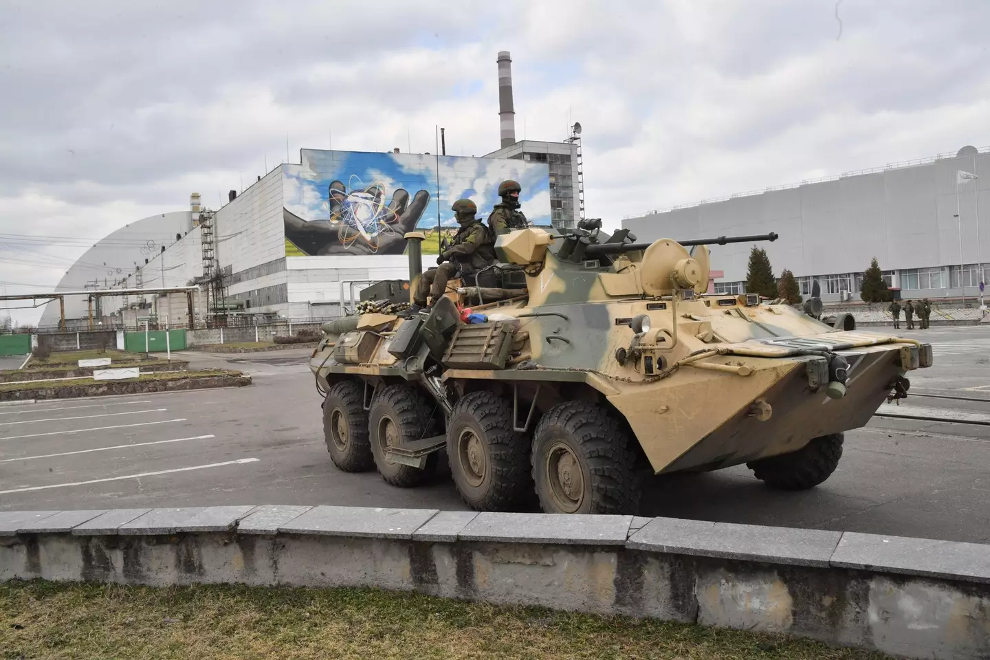 Russian troops have been seen leaving the site (Alamy)