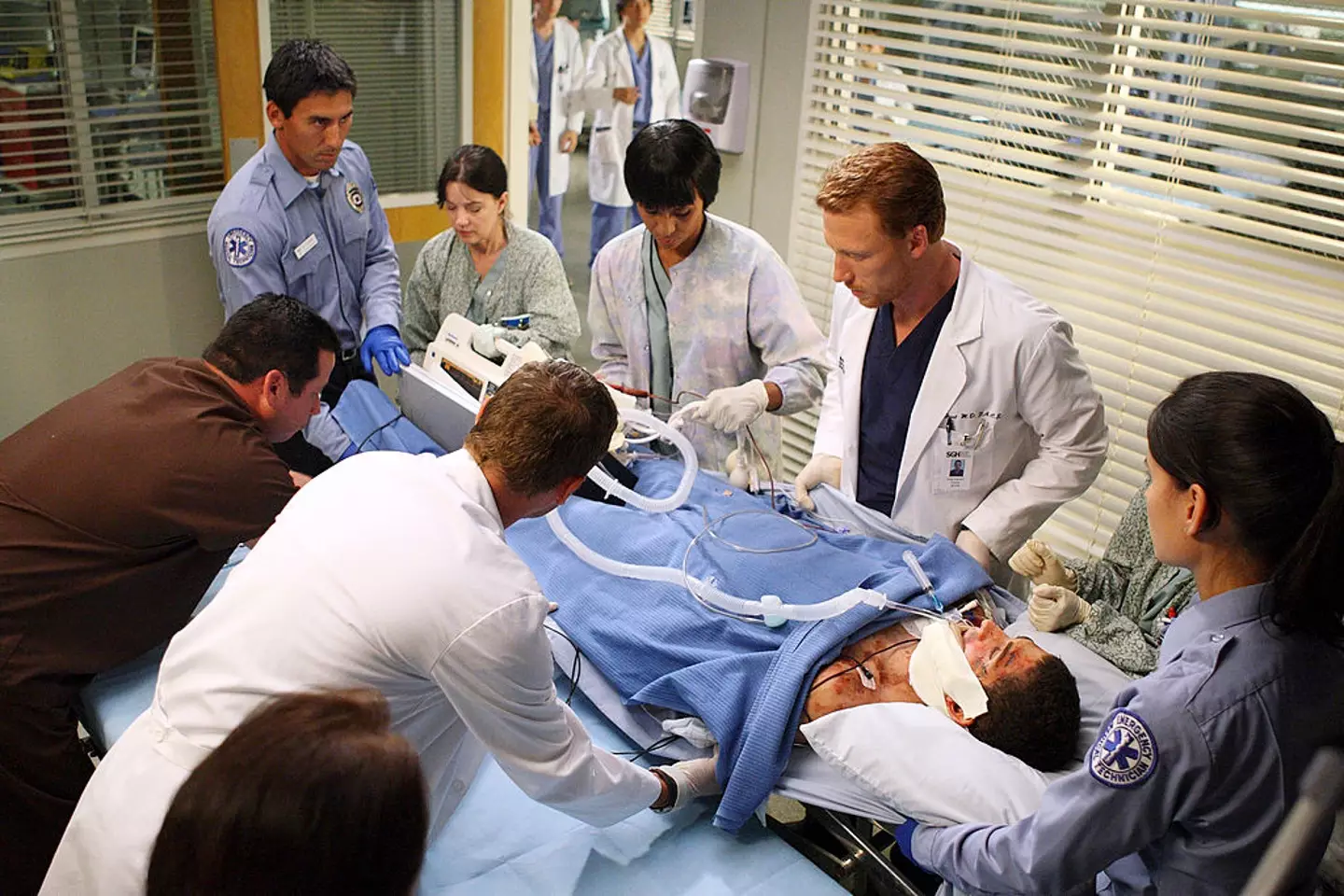 Amie Balesky's near-death experience occurred while she was on the operating table - similar to the one pictured in 'Grey's Anatomy' (Craig Sjodin/Disney General Entertainment Content via Getty Images)