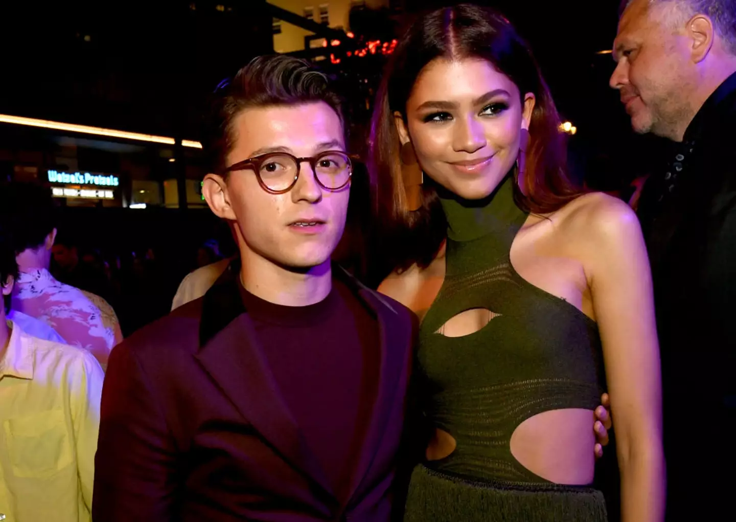 Zendaya and Tom Holland met when filming Spider-Man: Homecoming in 2016. (Kevin Winter/Getty Images)