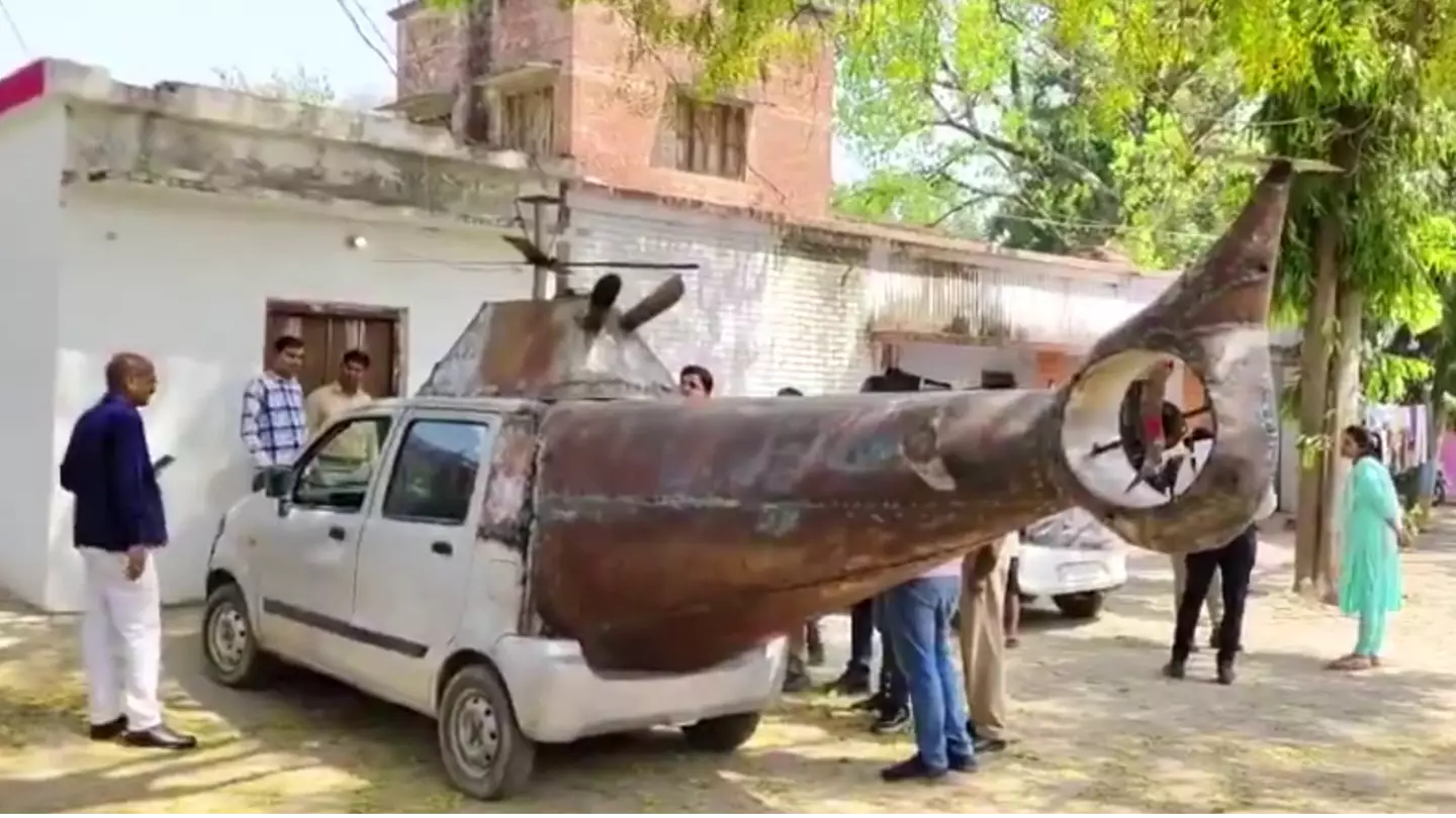 Man who transformed family truck into a helicopter has dreams crushed first day on the road