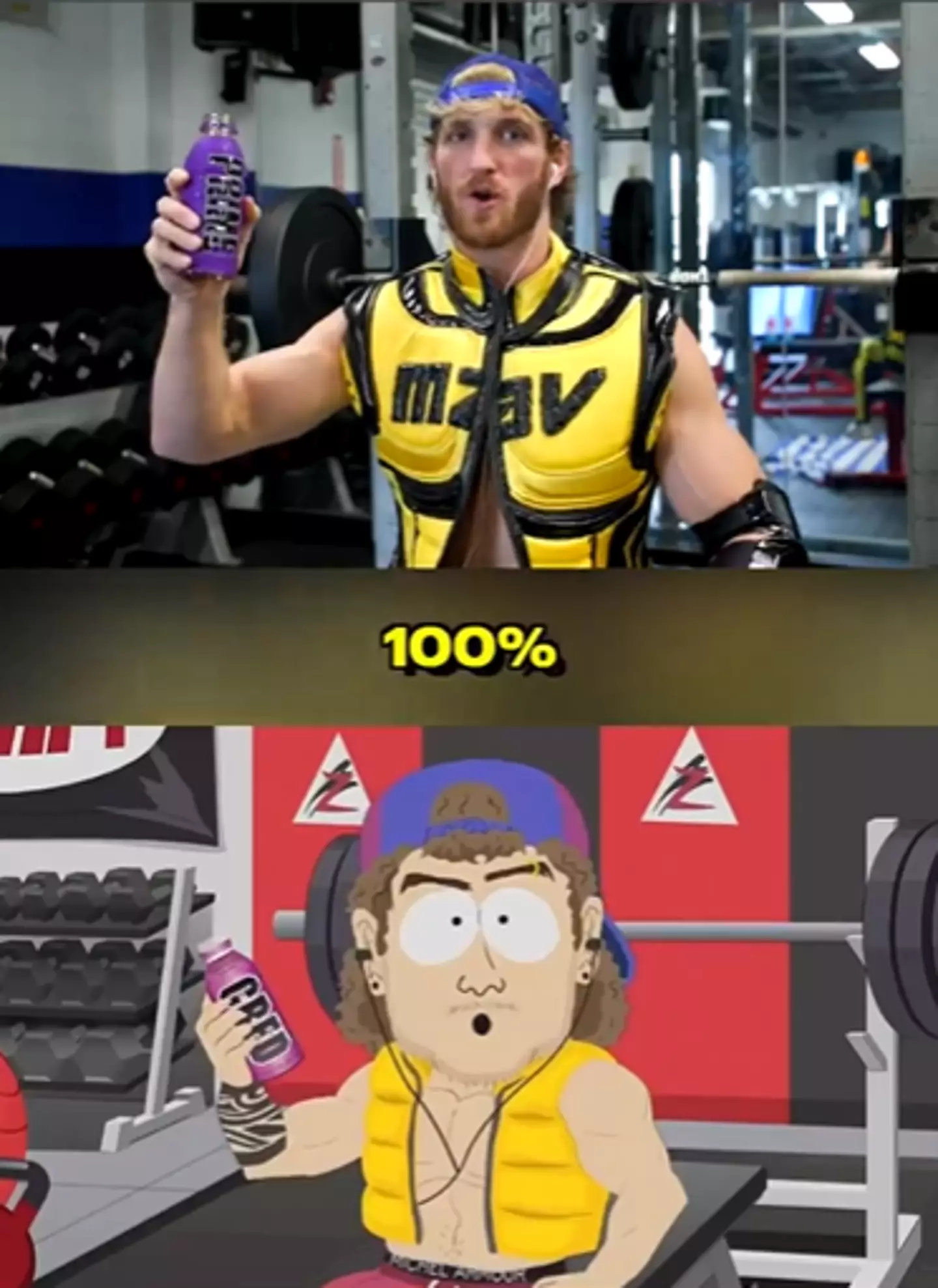 Logan Paul was the butt of South Park's joke.