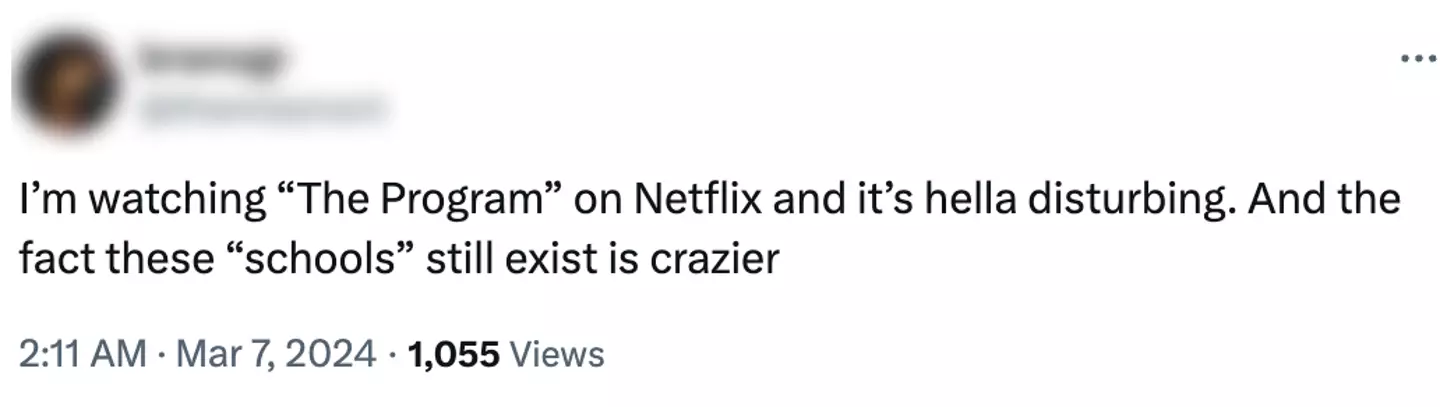 Viewers have described the series as 'disturbing'.