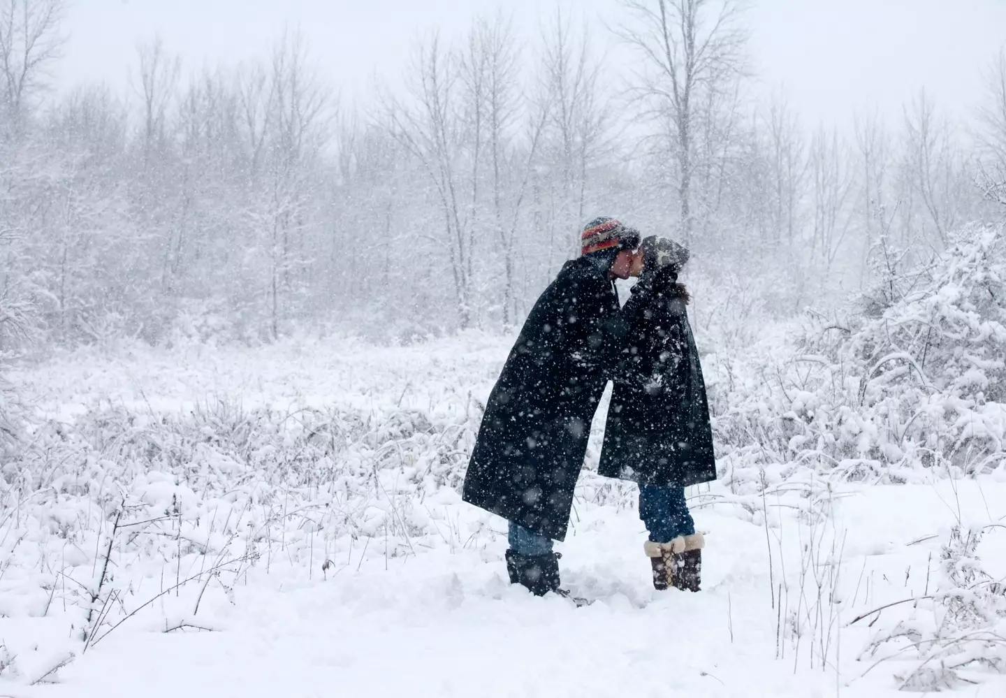 Winter romance, anyone? (Jonathan Kirn/Getty Images)